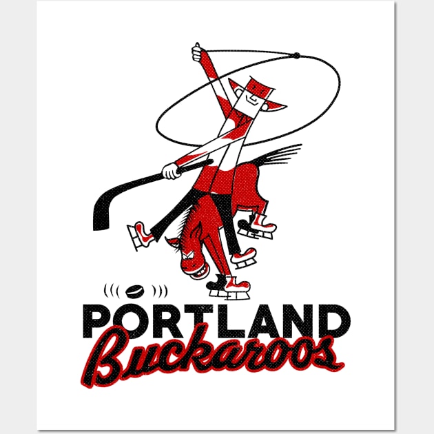 Portland Buckaroos 1969 Wall Art by LocalZonly